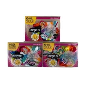 invisibobble Crayola Kids Sprunchies No-Ouch Hair Rings 2pk - Lot of 3